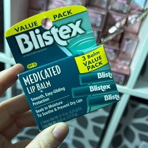 Blistex Medicated Lip Balm 3-Pack